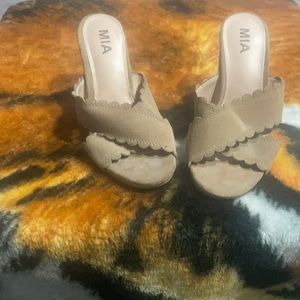 Slip on heeled Sandals